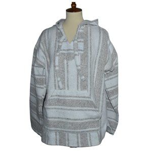 Earthbound trading Co. Baja Pullover With Hood NWT